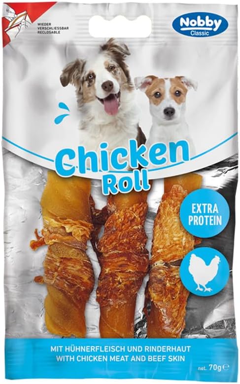 Nobby StarSnack Classic Barbecue Chicken Roll 1 confezione (1 x 70 g)
