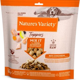 Nature's Variety - Freezed Dried - Toppers per cani con pollo - 120 g