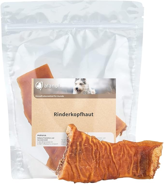 alanui Cuoio capelluto per cani, carne secca, 0,25 kg