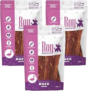 Roy Snack Premium Safety Pet Duck Jerky cf da 240gr (3x80gr)