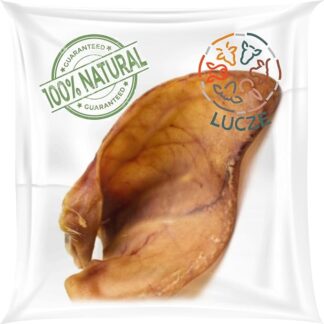 Lucze® - Orecchie di maiale per cani – 5 kg – 10 – 15 cm – snack per cani di grossa taglia – articolo da masticare – leccornie naturali – orecchie da masticare – Lucze Premium