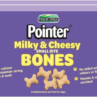 Puntatore - ossa di cane di piccole dimensioni con latte e formaggio – per cani al forno al forno, senza aromi artificiali, perfetto per la digestione, scatola da 10 kg