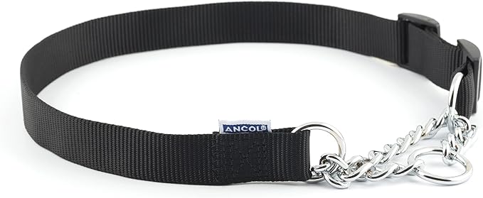 Ancol Patrimonio Nylon e Catena Controllare Collare