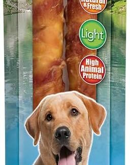 ARQUIVET Twist di anatra arrotolata - 24 cm / 100 g - Snack 100% naturali per cani - prelibatezze per cani - Prodotto leggero - Molto ricco di sostanze nutritive