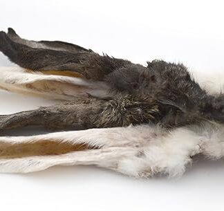 Sam Snack Orecchie di coniglio con pelo 100% Naturali 10 PZ premietti barf masticativi premium cani