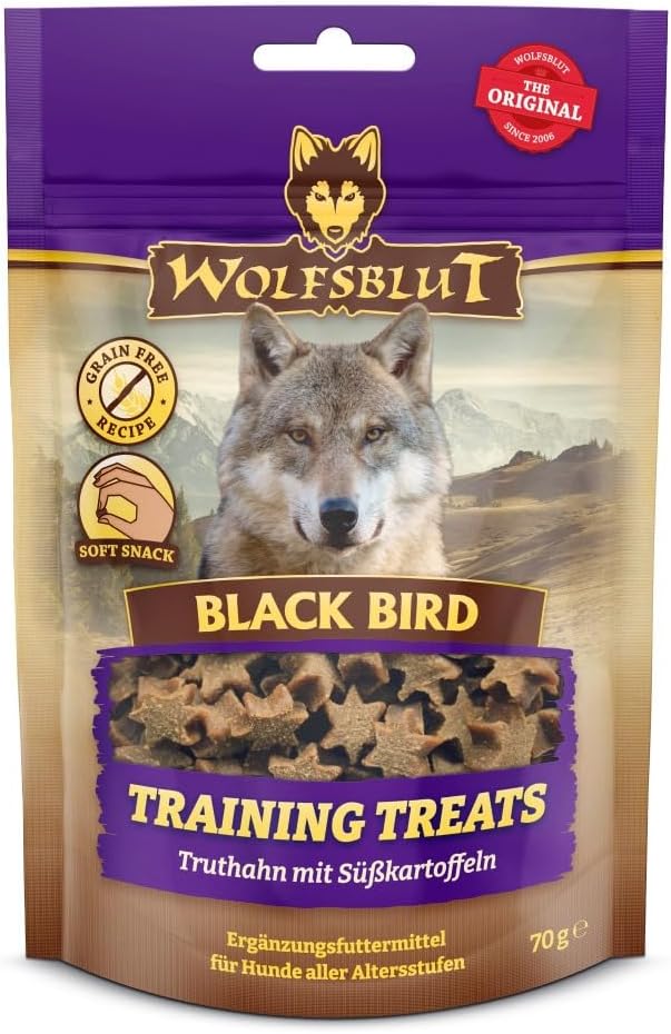 Black Bird Training Treats - Turkey with Sweet Potatoes 70 g