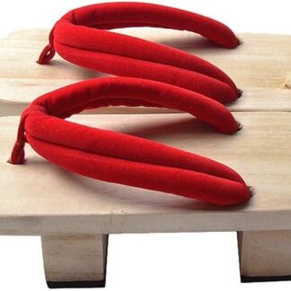 HiyyFloy Pantofole Estive Geta Giapponesi Zoccoli in Legno Sandali con Piattaforma a Fondo Spesso Infradito Tradizionali Giapponesi a Due Denti con Tacco Alto E Suola Larga