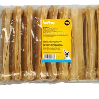 Boomy - Snack per cani - ossa da masticare, 20 cm, 10 pezzi