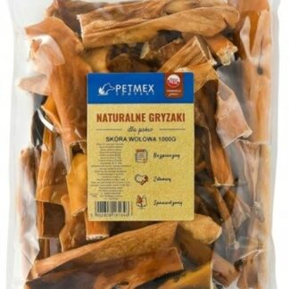 Pelle di bovino, 1000 g, pezzi, 100% bovino, snack da masticare di alta qualità, ideale per la pulizia dei denti