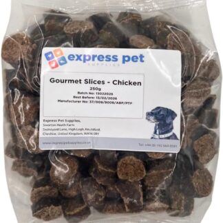 Express Pet Supplies Gourmet Chicken Slices 100% Natural Dog Treat Chew (250g)