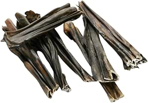 LOVING THE EARTH Snack per cani con pelle di cervo essiccata di alta qualità - Prodotti da masticare naturali per la pulizia dei denti, a basso contenuto calorico, a lunga durata, senza pelle, confezi