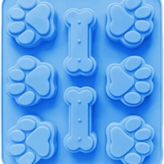 Stampo per zampe, in silicone, antiaderente, per cani, facile da sciogliere, per dolci e dolcetti