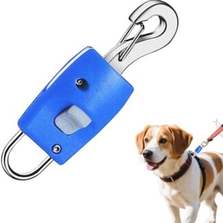 Pcingsia Guinzagli per cani con clip di sicurezza, chiusura sicura a sgancio rapido, leggero, estensore per casa, viaggi, giardino, parco