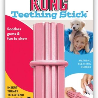 KONG Giocattolo per cani da dentizione, grande, blu/rosa (assortito)