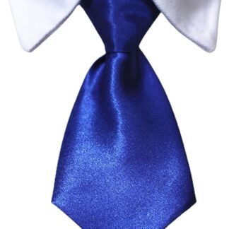 Cravatta di cotone morbida cravatta per cani attraente punto tinta unita modello animali domestici collare per la vita quotidiana cravatta per cani animali domestici cravatta