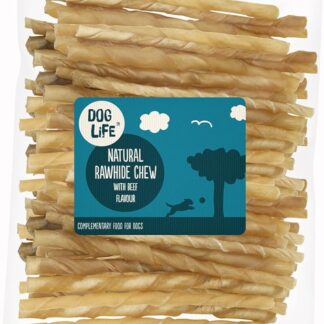 Dog Life Twists Rawhide, 9-10 mm, 100 pezzi