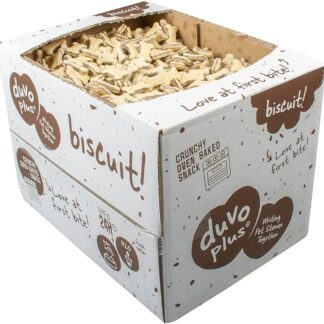 duvoplus, Biscotto! Ossa ripiene 10kg, deliziosi Biscotti al Forno Pipe croccanti, con Un riempimento Gustoso, Ideale Come spuntino o ricompensa per i Cani
