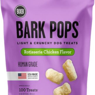 BIXBI Corteccia Pops all-Natural Dog Treats affumicata, Salsicce, 113,4 Gram, 1 Sacchetto
