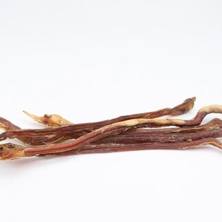 SAM SNACK - Verga di Agnello Essiccata per Cani – 5 Pezzi | Snack Naturale Monoproteico a Lunga Masticazione | Alta Appetibilità, Adatto a Dieta BARF