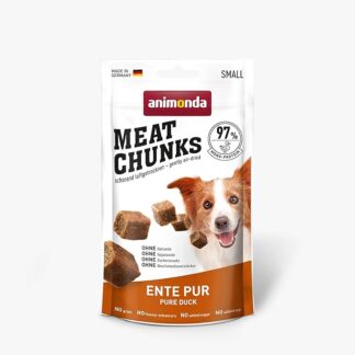 animonda GranCarno Meat Chunks Anatra pura (60 g), spuntino per cani di piccola taglia, per cani adulti