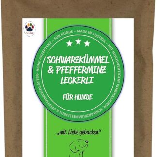 Trade Teamwork® - Cumino nero senza glutine e menta piperita – per cani 250 g / prodotto in Austria
