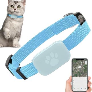 Collare Trackingper Gatti - Collare Localizzatore per Gattini - Protezione Sicurezza con Batteria a Lunga Durata e Localizzazione per Animali di Taglia Media e Grande