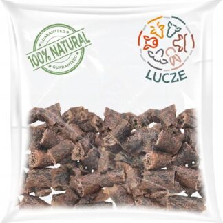 Lucze, Mini Rolls per cani, croccanti per cani, per allenamento, senza cereali e 100% naturale, snack per cani di alta qualità (500 g, manzo)