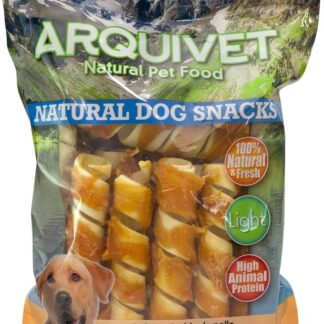 Arquivet Pollo a Spirale, Snack Naturali per Cani, Bocconcini per Cani al Pollo, 720 g