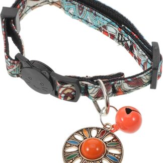 HEMOTON Collare Retrò Per Campanella Collare Decorativo Per Animali Domestici Per Celebrazioni