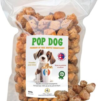 dolcetto per cani Pop Dog – 250 gr – formaggio Yak soffiato – francia crocchette