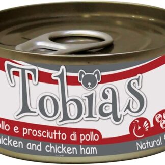 CROCI Tobias Dog Pollo e prosciutto, 85 g, Confezione da 24