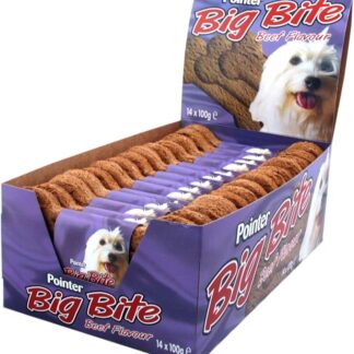 Pointer Big Bite Biscuit Chicken flavo ured Dog treat