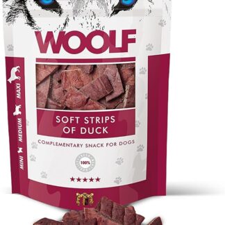 Woolf Snack per Cani Strisce Anatra gr 100