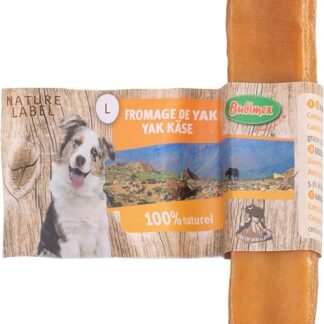 Bubimex - Formaggio di Yak da masticare per cani - 190-220 g - Dolcetto naturale ricco di proteine - Masticazione a lungo termine - senza additivi o conservanti - per cani da medio a grande