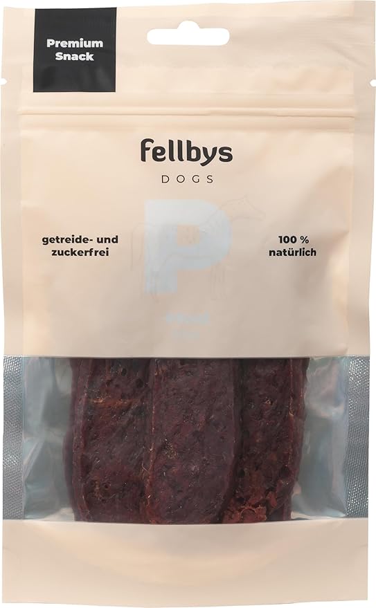 Fellby s spuntini per cani, filetto di cavallo, 70 g