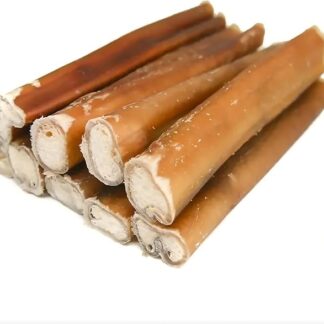 Dei NATURE Snack di Nervo Bovino Premium 8 PEZZI di 12 CM,nervo di vitello,dieta Barf,Masticativo per cani 100% naturale, offerta, per salute orale e stress, lunga durata SPEDIZIONE GRATUITA