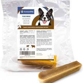 AnnonPet® Latte di Yak dall’Himalaya per Cani - Snack Naturale e Duraturo - 100% Naturale, Inodore e ricco di Proteine - Rafforza l'igiene Orale - Masticativi per cani.