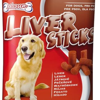 Mlsoun fegato bastoni Semi-Moist Treat for Dogs 130 g