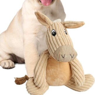 Generico Squeaky Dog Chew Toys, Soft Puppy Teething Toy, Donk-Shaped Plush Pet Supplies, Long Lasting Chewing Toy for Training, Plaything and Oral Health for Dogs