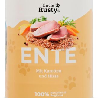 Uncle Rusty's - Anatra con carote e miglio, 6 x 800 g