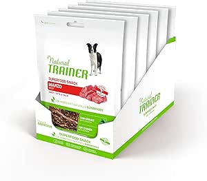 Trainer Natural Snacks per Cani, Superfoods con Manzo 8 x 85 g