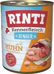 Rinti - Carne di identificazione Junior + pollo, confezione da 12 (12 x 800 g)