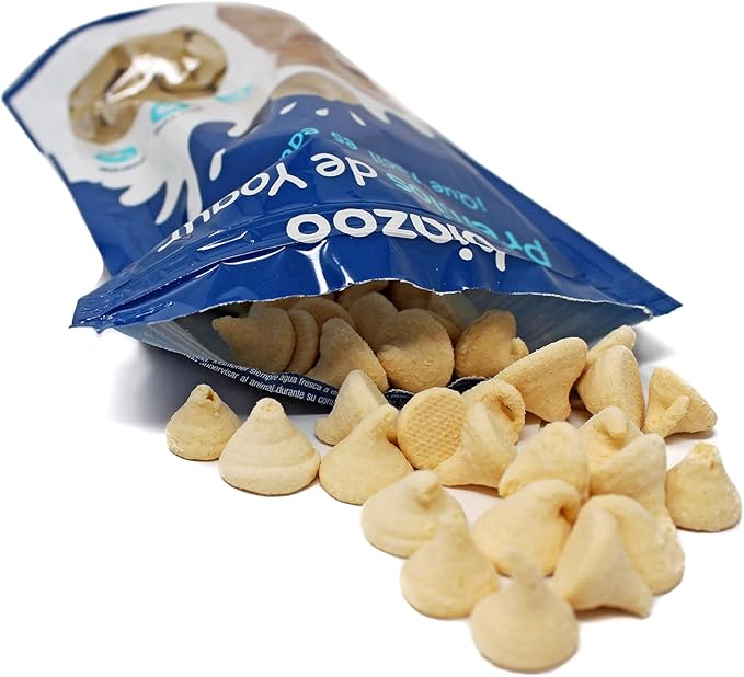 Biazoo - Confezione da 6 sacchetti per yogurt per cani, 125 g. Snack per cani