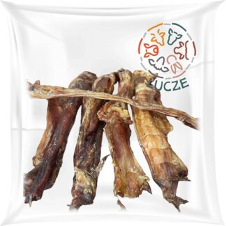 Lucze, Tendini di cavallo per cani, 500 g, ipoallergenici, articolo da masticare per cani da cavallo, tendini intrecciati al 100% naturali, alimenti per animali domestici senza prodotti chimici