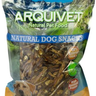 ARQUIVET Pesce secco - 1 Kg - Snack 100% naturali per cani - prelibatezze per cani - Prodotto leggero - Molto ricco di sostanze nutritive