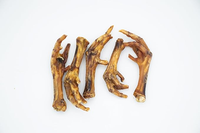 SAM SNACK - Zampe di Pollo Essiccate per Cani – 250 g | Snack Naturale Croccante e Ricco di Collagene | Monoproteico, Favorisce Igiene Dentale, Alta Digeribilità