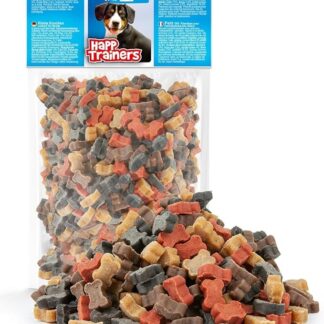 HAPPET® TRAINERS Cubetti - Allenatori per cani, 200 g, dolcetti per l'allenamento della carne a forma di cubo, biscotti facilmente digeribili per cuccioli e cani adulti