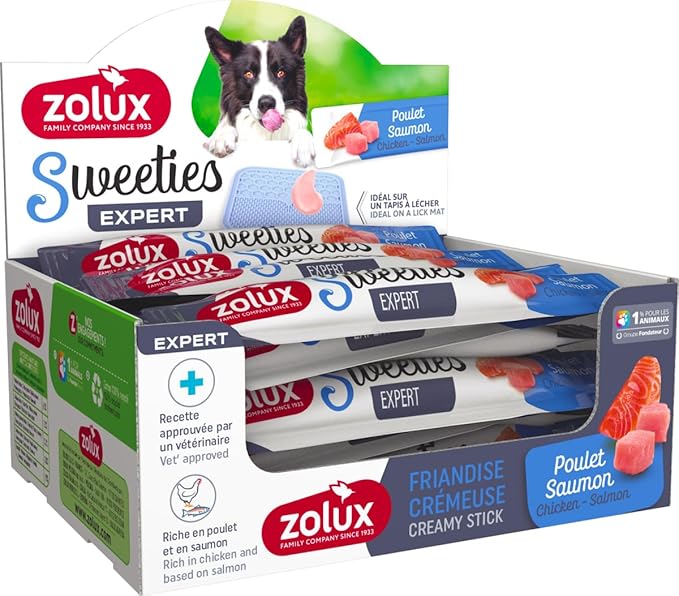 zolux - Stick crema pollo salmone SWEETIES 14 g per cane