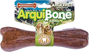 ARQUIVET Pack 24 unità - Arquibone bacon 12,5 cm - 95 g - ossi per cani - snack per cani