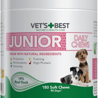 Vet's Best Daily Soft Chews - Integratori per cani giovani, 180 compresse